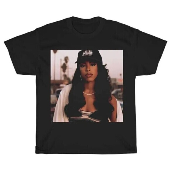 Teresa D Other - Aaliyah Black Graphic Music Fan Unisex T-Shirt